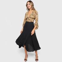 Blusa All Is Love Paisley Cropped Decote V Feminina - 4