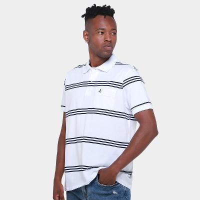 Camisa Polo Lucky Sailing Listrada Masculina