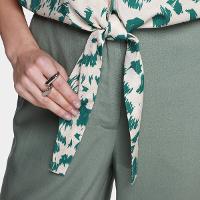 Camisa Manga Curta All is Love Nó Onça Pincelada Feminina - 3