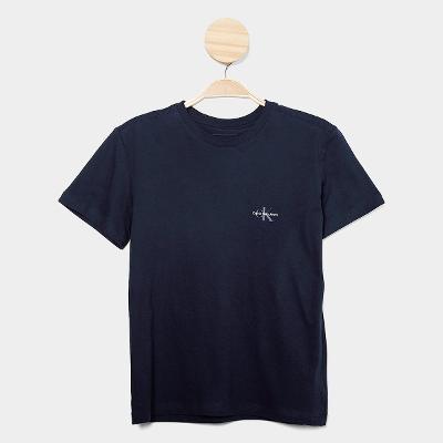 Camiseta Infantil Calvin Klein Básica Menino