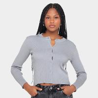 Cardigã Canelado The Style Box Feminino - 1