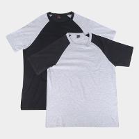 Kit Camiseta Básicos Raglan  2 Peças Masculina - 5