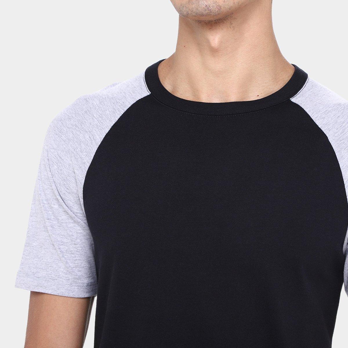 Kit Camiseta Básicos Raglan  2 Peças Masculina - 4