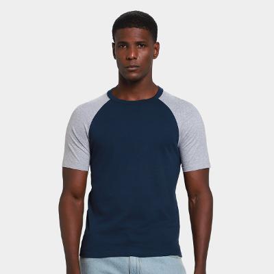 Kit Camiseta Básicos Raglan  2 Peças Masculina