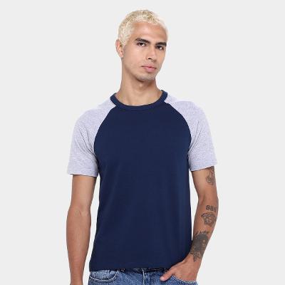 Kit Camiseta Básicos Raglan  2 Peças Masculina