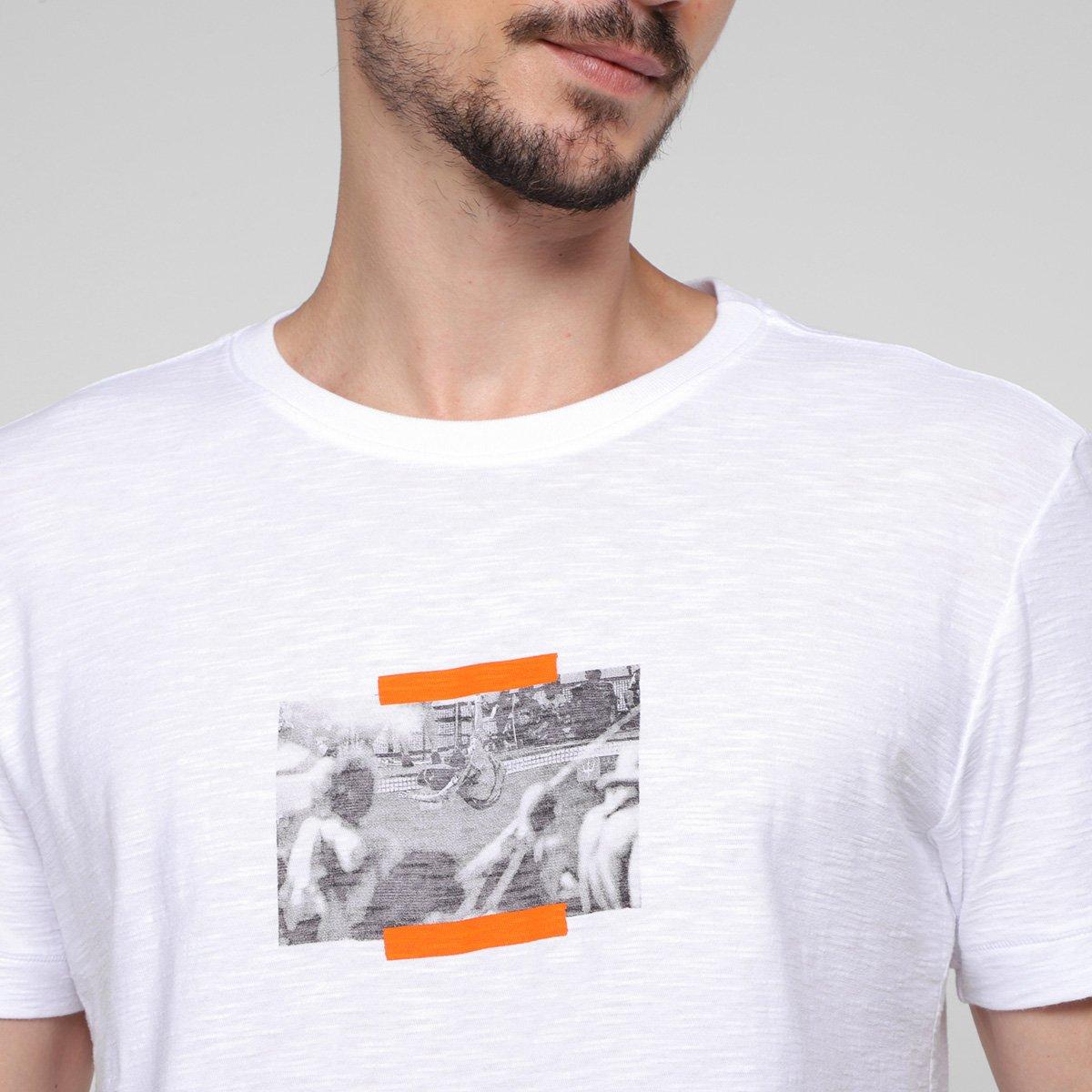 Camiseta Osklen Estampada Masculina - 3