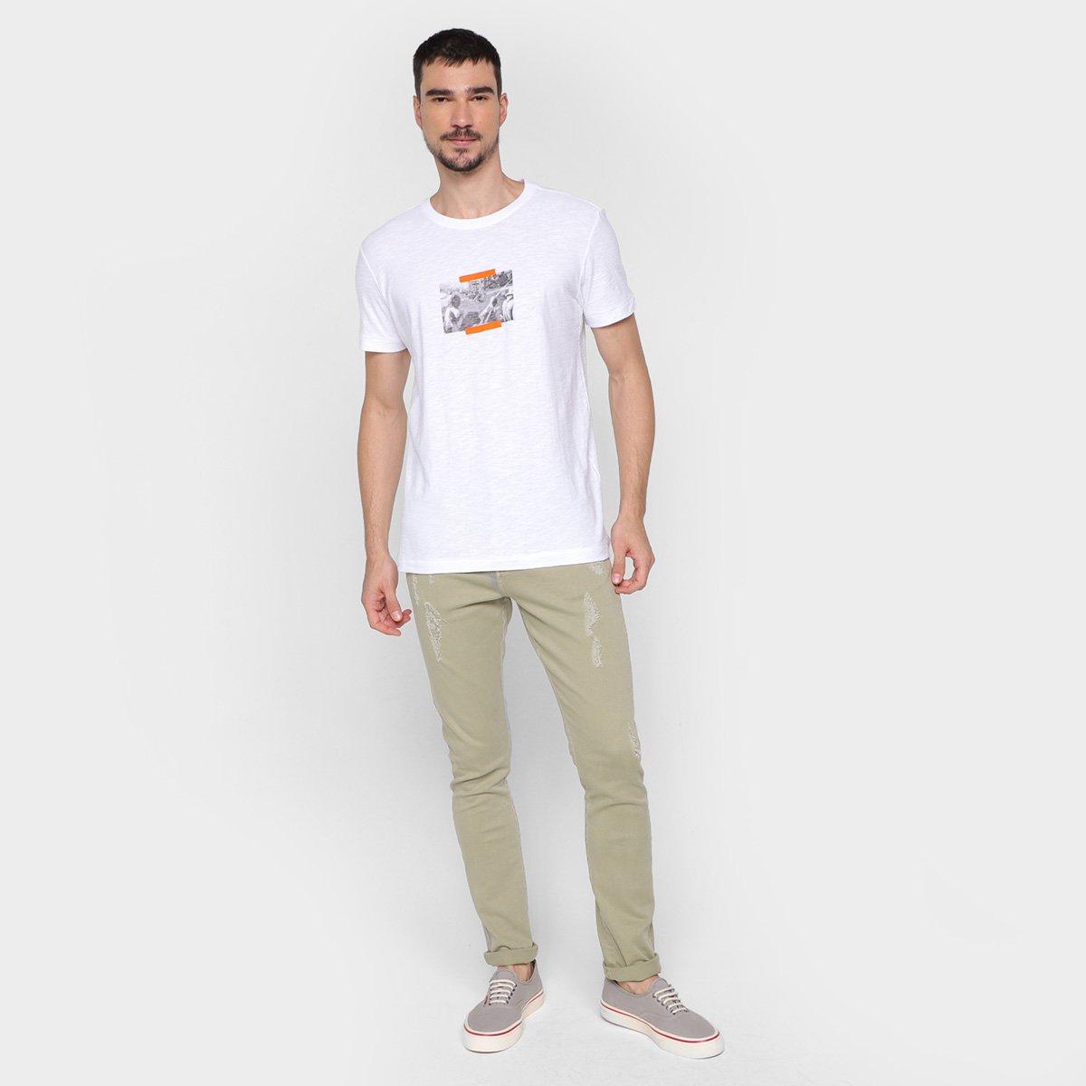 Camiseta Osklen Estampada Masculina - 4