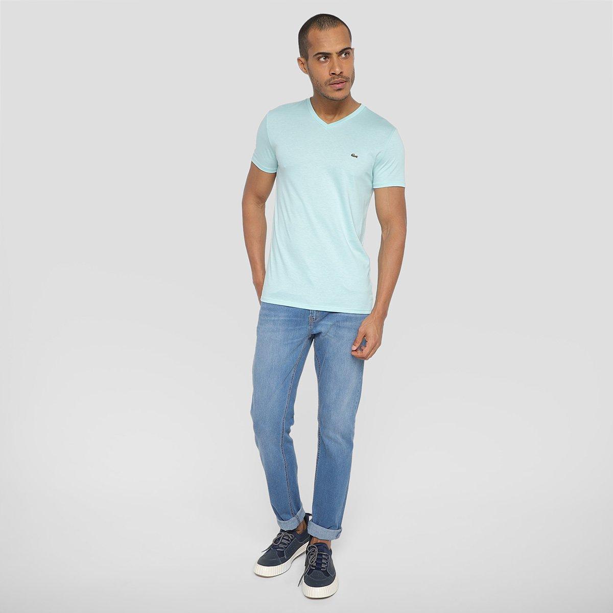 Camiseta Lacoste Logo Masculina - 4