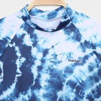 Camiseta Praia Infantil Marlan Estampada Manga Longa UV50+ Menino - 2