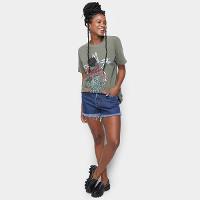 Camiseta Oh Boy Classic Manga Curta Feminina - 4