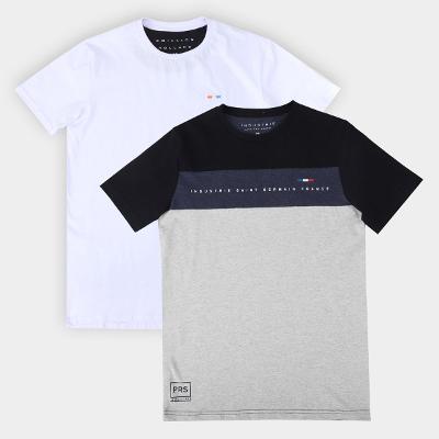 Kit Camiseta Industrie Básica Masculina 2 Peças
