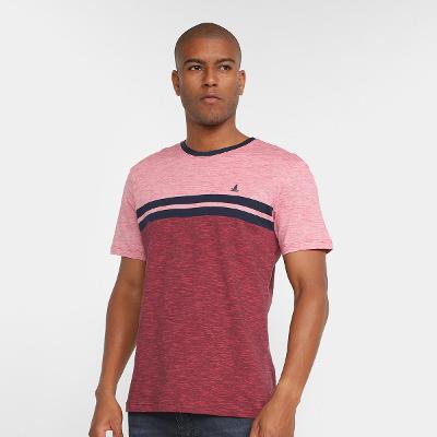 Camiseta Lucky Sailing Listrada Masculina