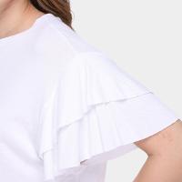 Camiseta All Is Love Babado Wish Manga Curta Feminina - 3