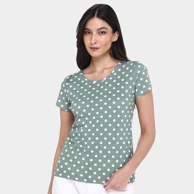 Kit Camiseta Básicos Poá c/ 2 Peças Feminina