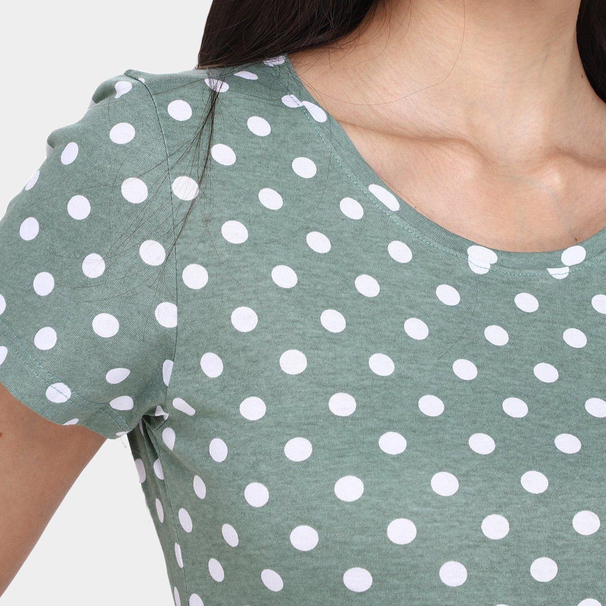 Kit Camiseta Básicos Poá c/ 2 Peças Feminina - 4