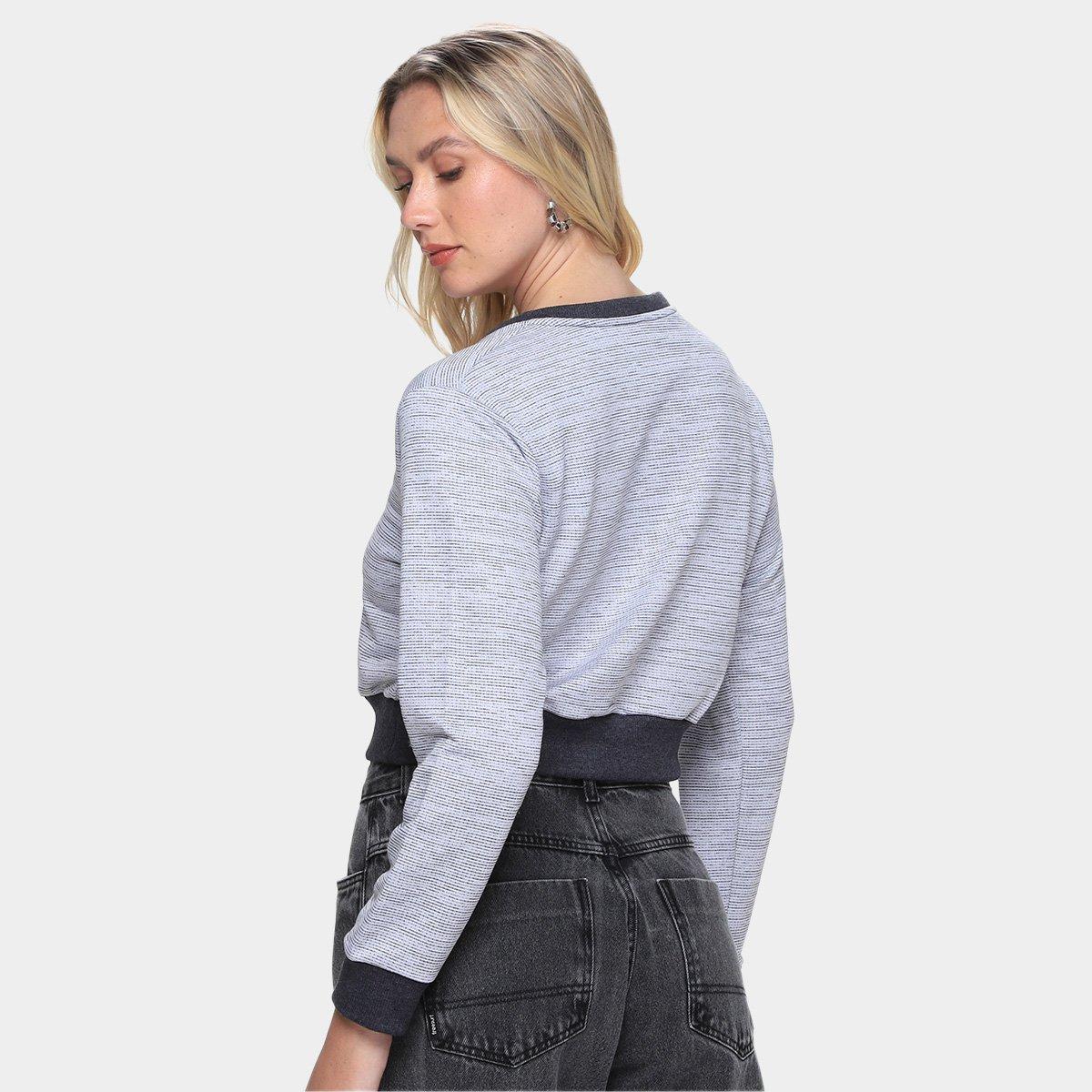 Moletom Coringa Cropped Feminino - 2