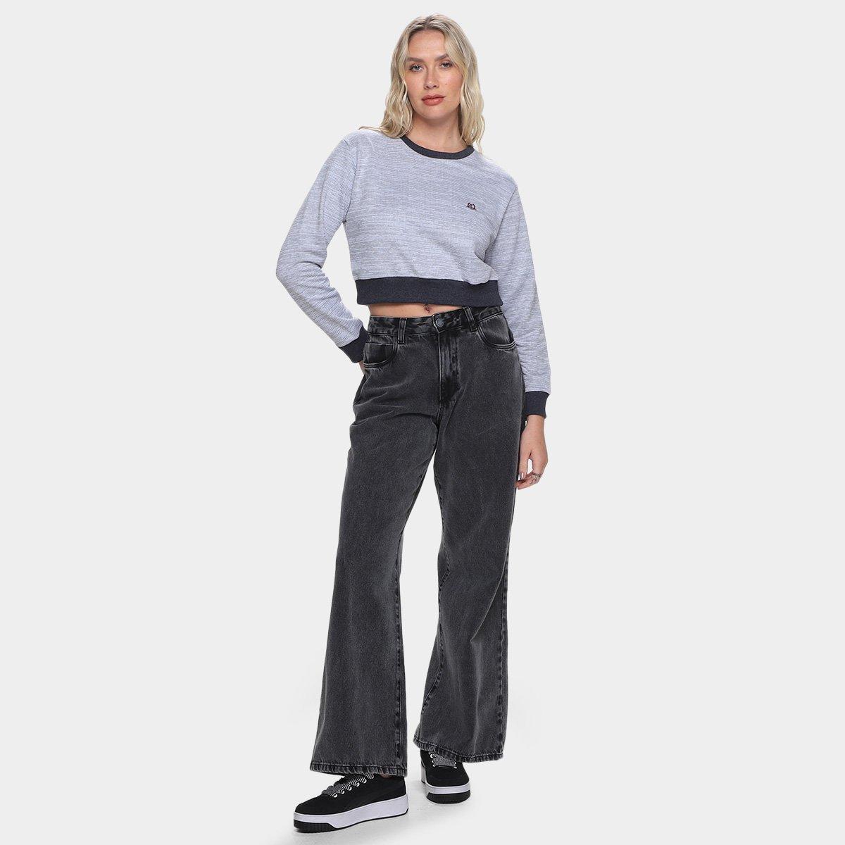 Moletom Coringa Cropped Feminino - 4