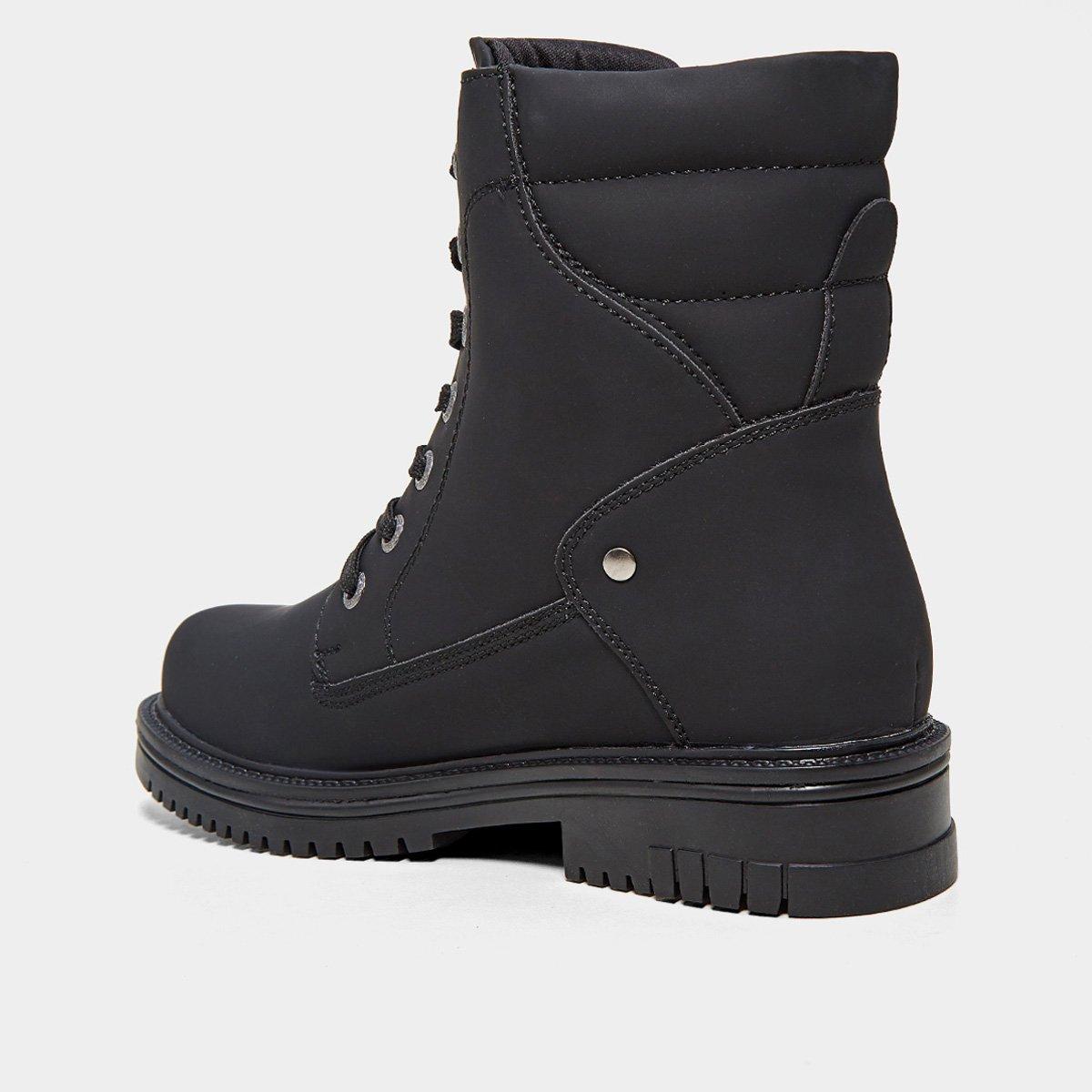 Bota Coturno Mooncity Cano Médio Feminina - 3