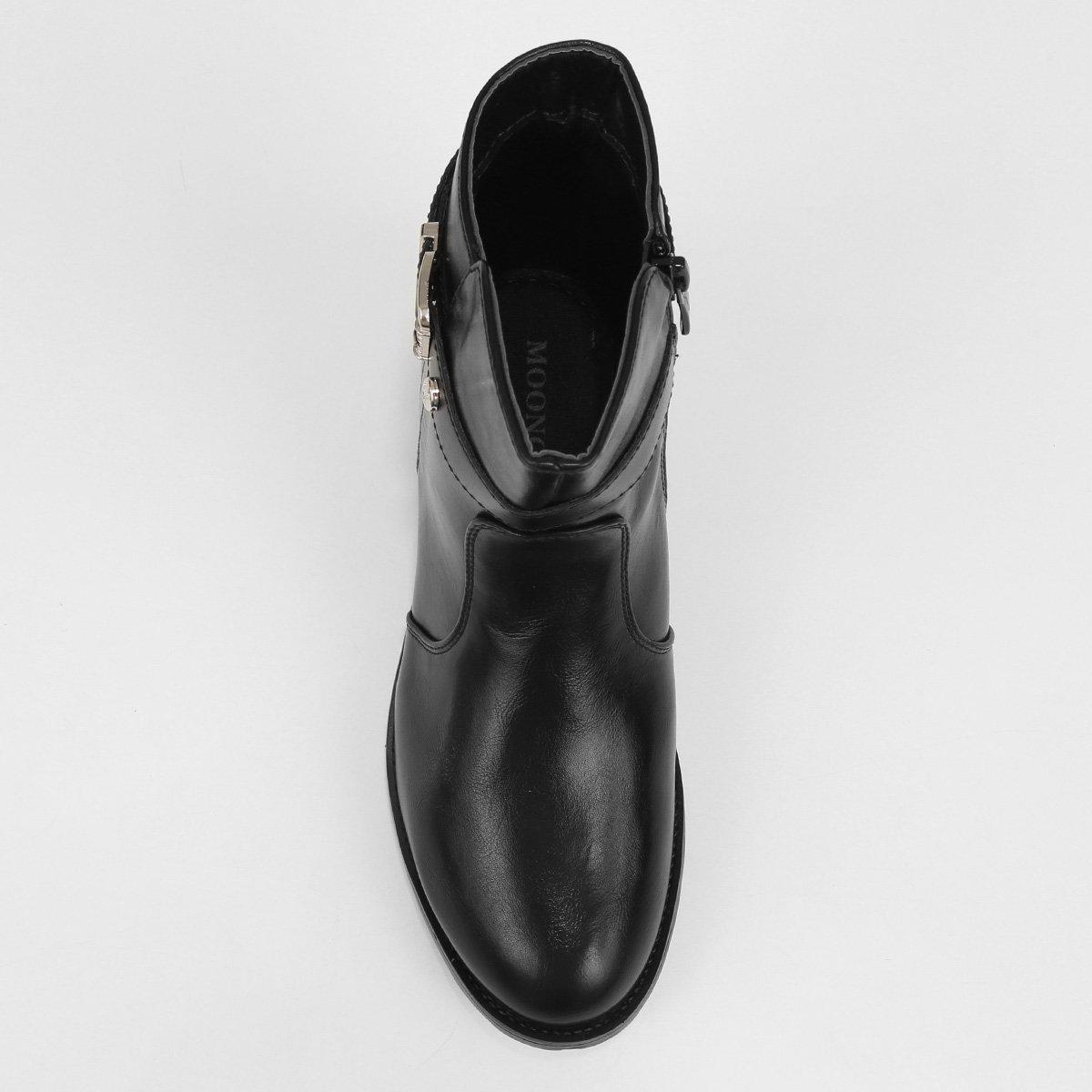 Bota Cano Curto Infantil Mooncity Fivela Menina - 3