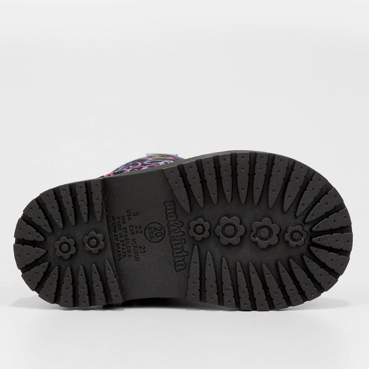 Bota Infantil Molekinha Montaria Corações Menina - 5