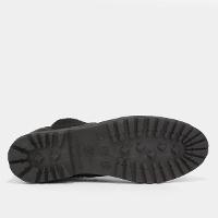 Bota Coturno Cano Curto Look Fashion Knit Feminina - 6