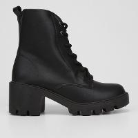 Bota Coturno Look Fashion Cano Médio Feminina - 1