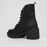 Bota Coturno Look Fashion Cano Médio Feminina - 5