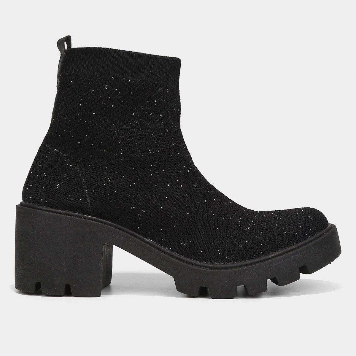 Bota Look Fashion Cano Médio Feminina - 1