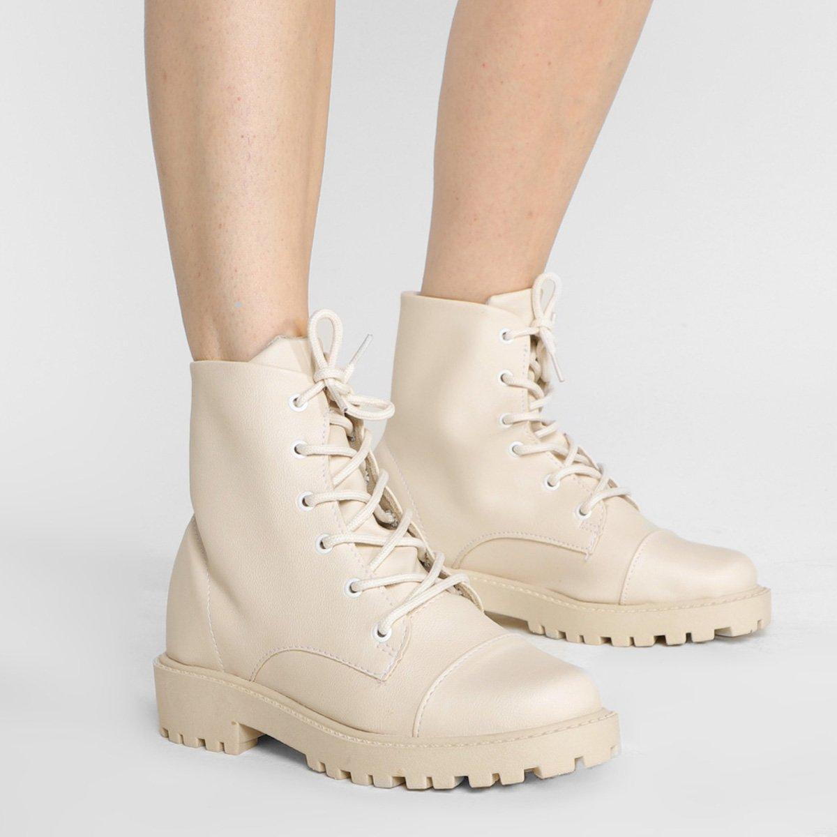 Bota Coturno Look Fashion Cano Médio Feminina - 2