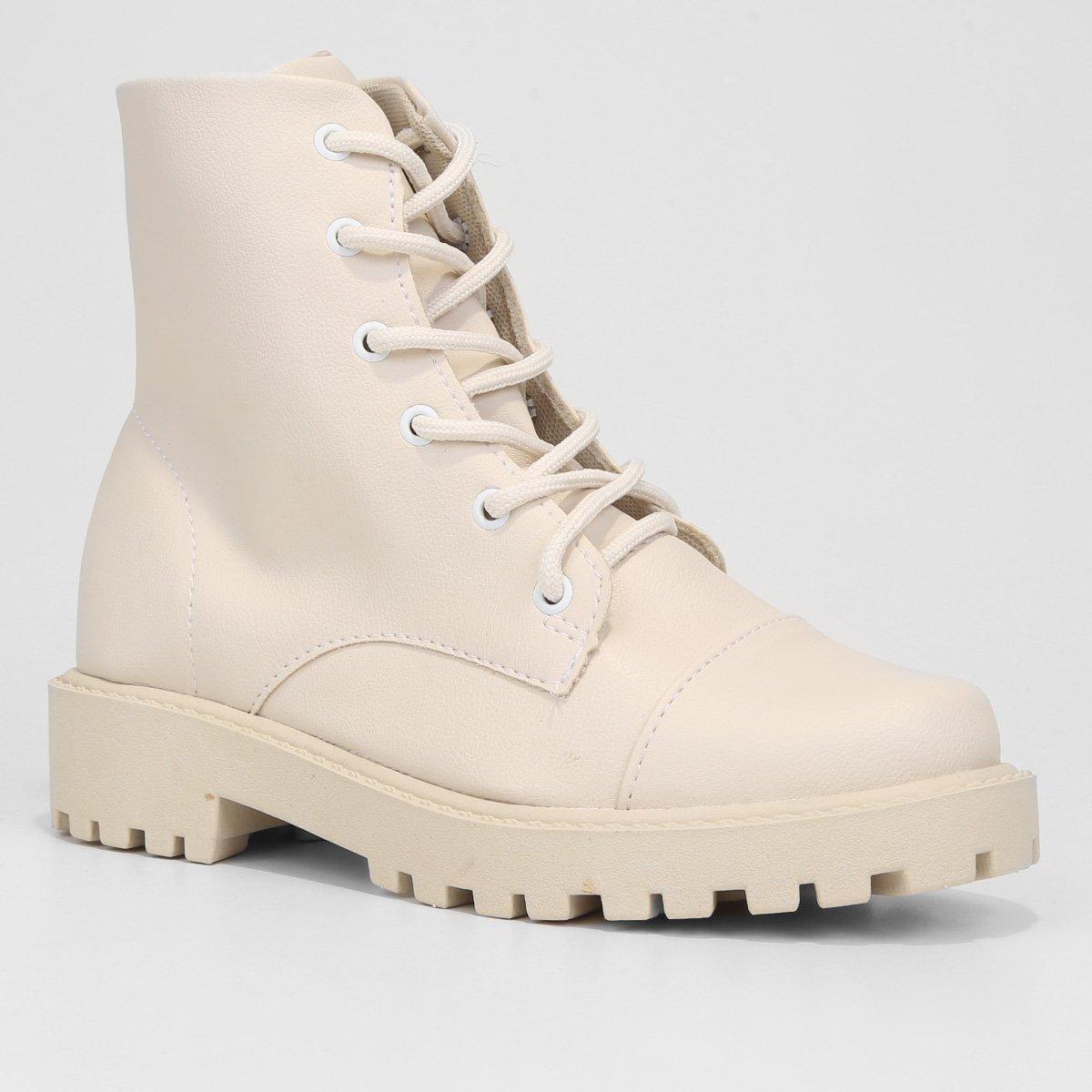 Bota Coturno Look Fashion Cano Médio Feminina - 3