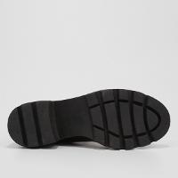 Bota Coturno Cano Curto Look Fashion Verniz Tratorada Feminina - 6