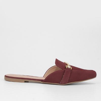 Mule Jelly Bean Metal Bico Fino