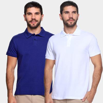 Kit Camisa Polo Burn Básica C/ 2 Peças Masculina