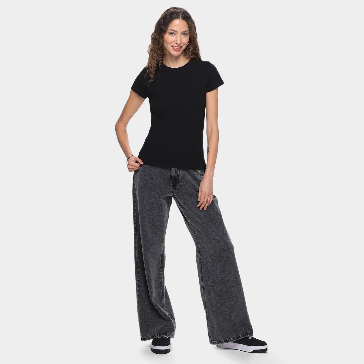 Kit Camiseta Hering C/ 5 Peças Feminina - 7