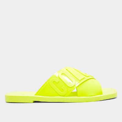 Chinelo Colcci Tiras Cruzadas Logo