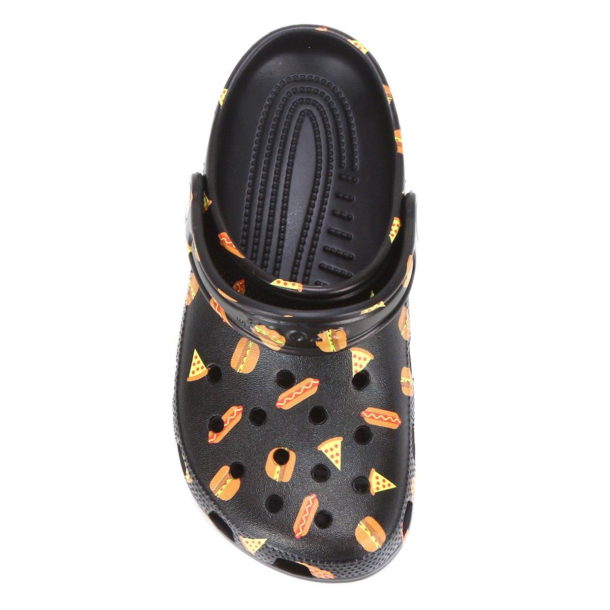 Sandália Infantil Crocs Classic Food Print Masculina - 3