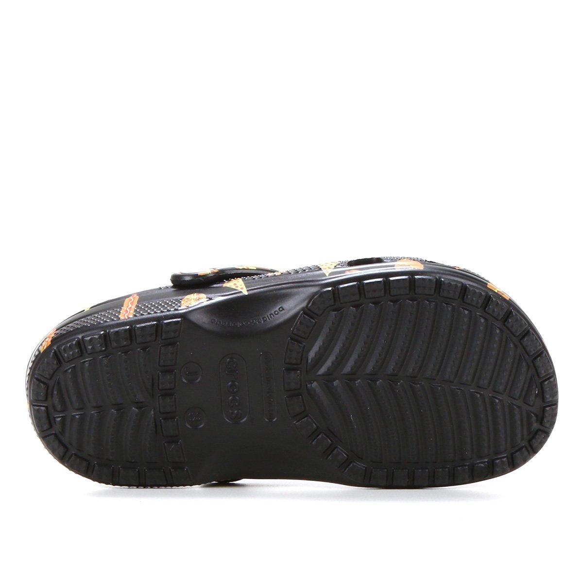 Sandália Infantil Crocs Classic Food Print Masculina - 5