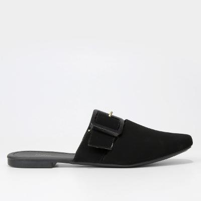 Mule Griffe Fivela Bico Fino