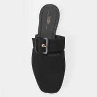 Mule Griffe Fivela Bico Fino