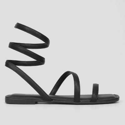 Rasteira Dakota Recorte Lateral Amarração