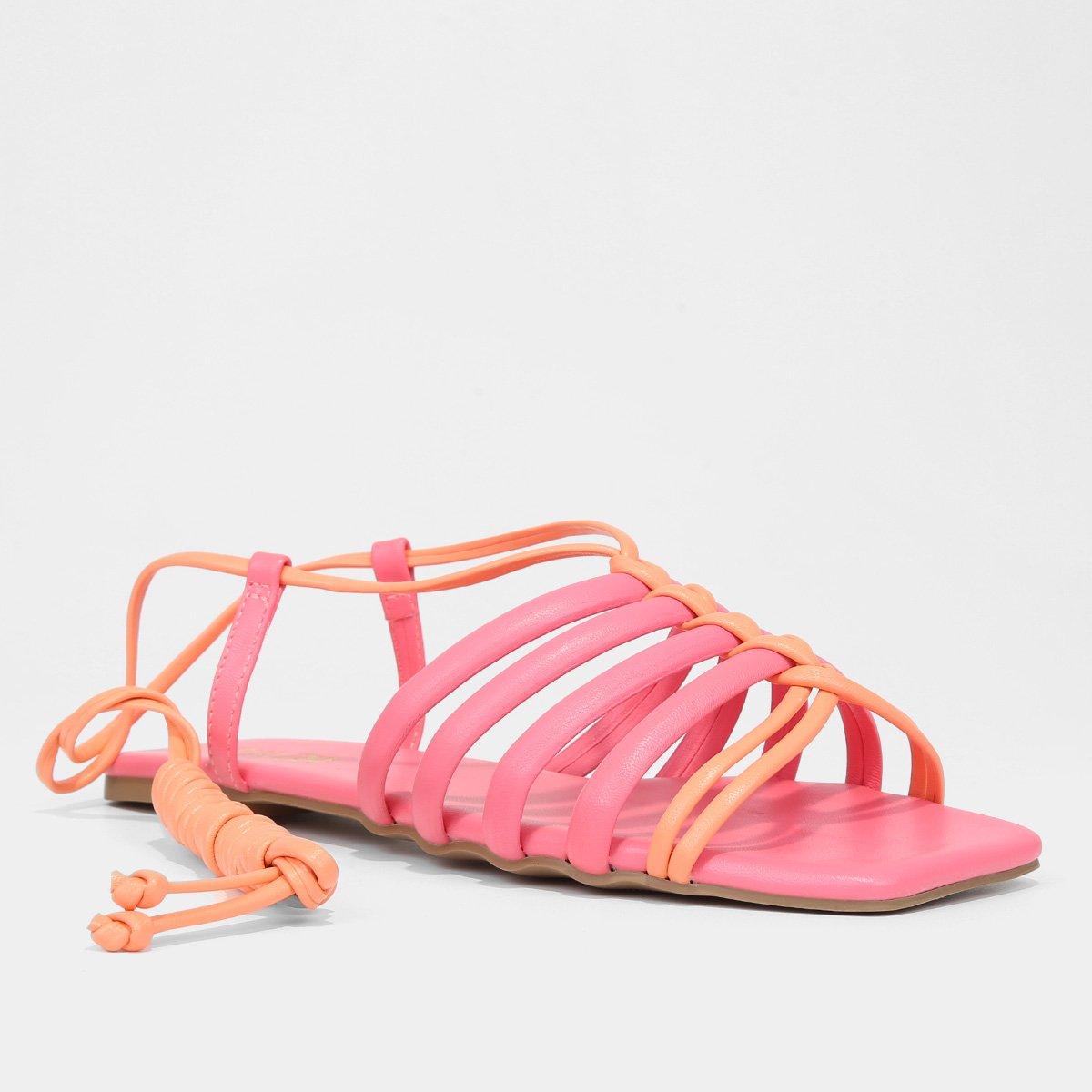 Rasteira Sua Cia Multi Tiras Feminina - 3