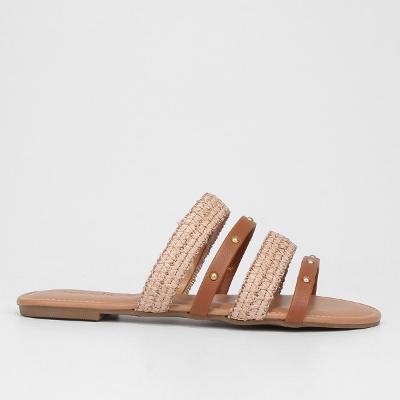 Rasteira LookFashion Tiras Tressê