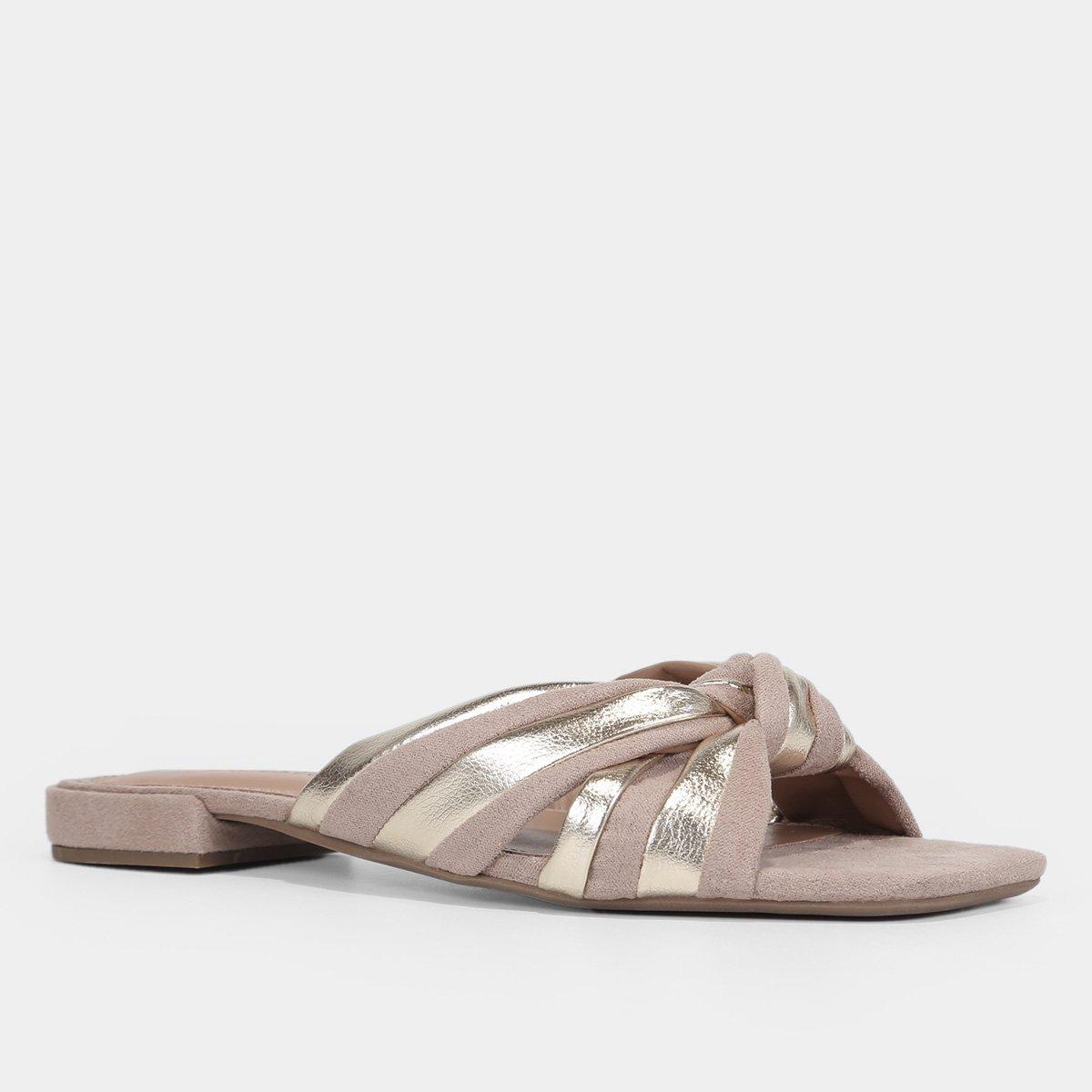 Rasteira Shoestock Nó Comfy Bico Quadrado - 3