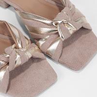 Rasteira Shoestock Nó Comfy Bico Quadrado - 5