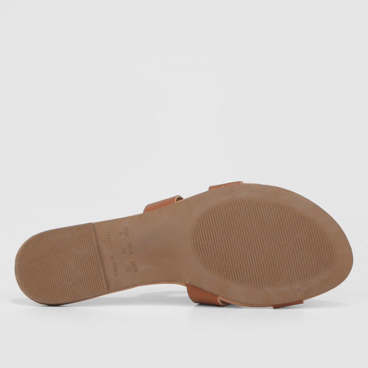 Rasteira Look Fashion Pedraria Feminina - 6