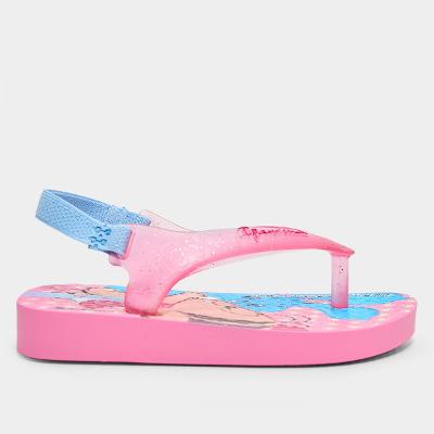 Chinelo Bebê Grendene Kids Ipanema Turma da Mônica Menina