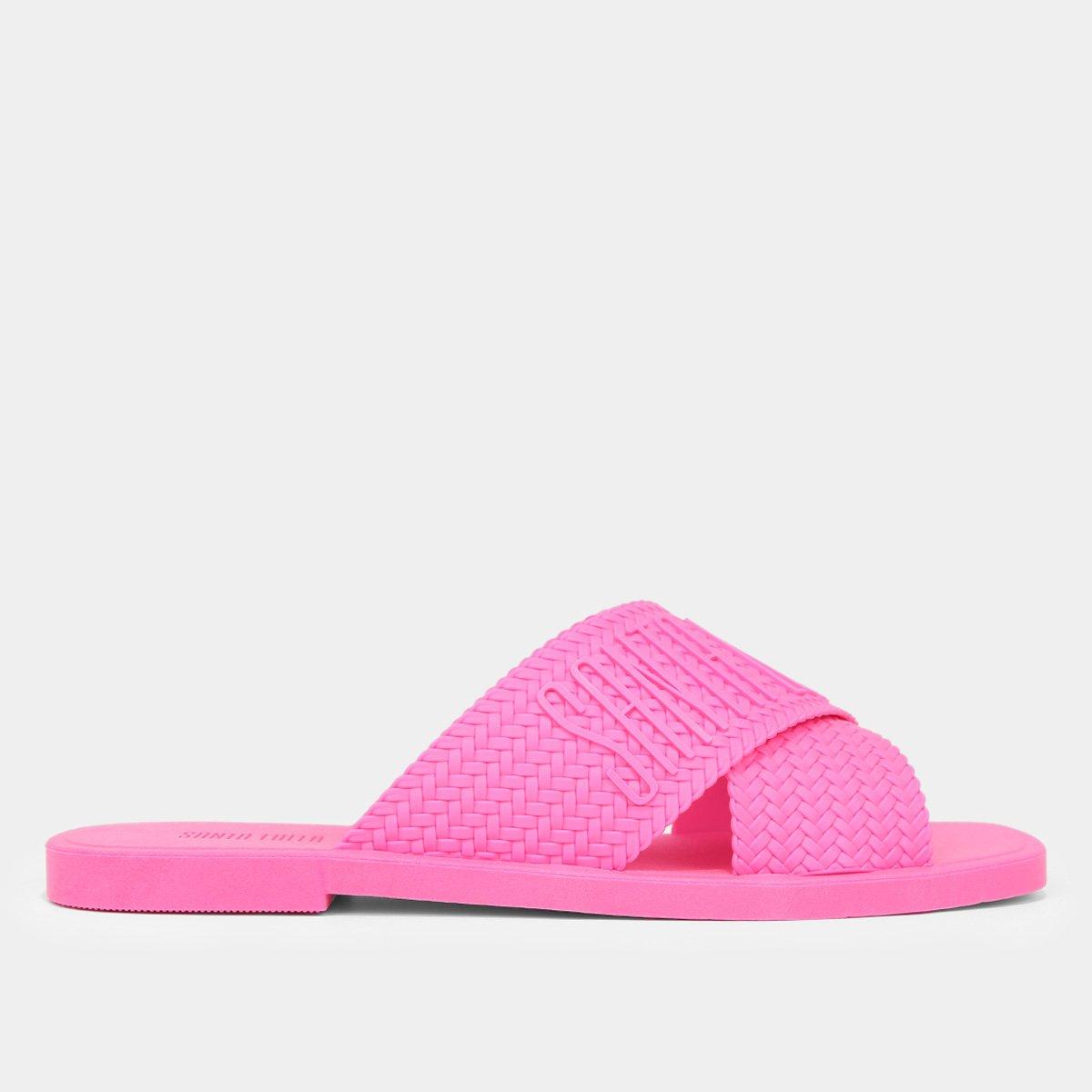 Chinelo Santa Lolla Flip Flop Tiras Cruzadas Feminino - 1