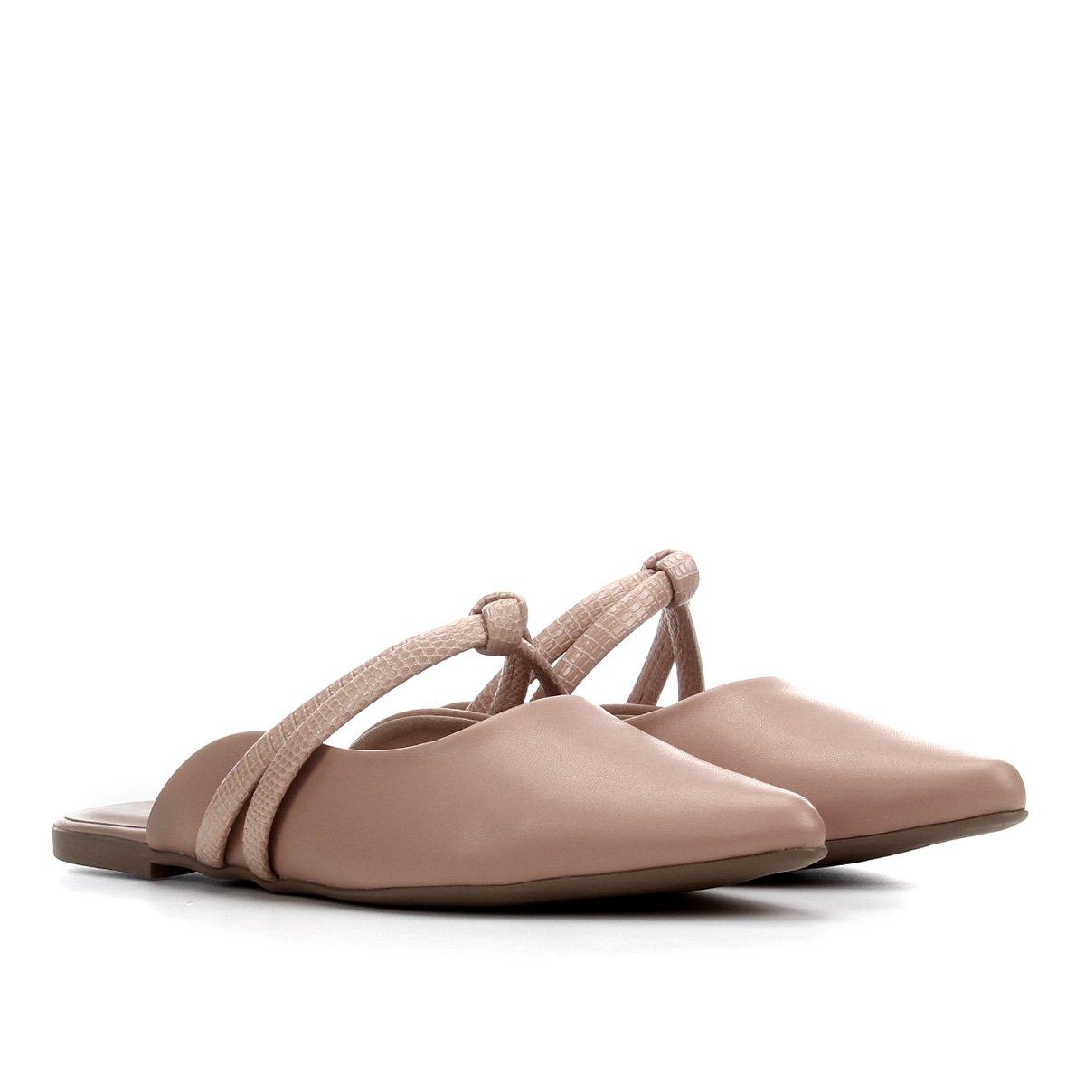 Mule Jelly Bean Nó Bico Fino Feminino - 1