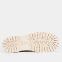 Bota Shoestock Couro Coturno Matelassê Tratorado Feminina - 8