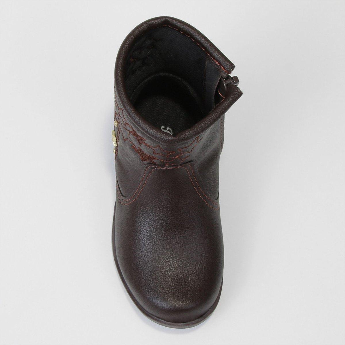 Bota Infantil Cano Curto Bella Ninna Estrela Feminina - 3